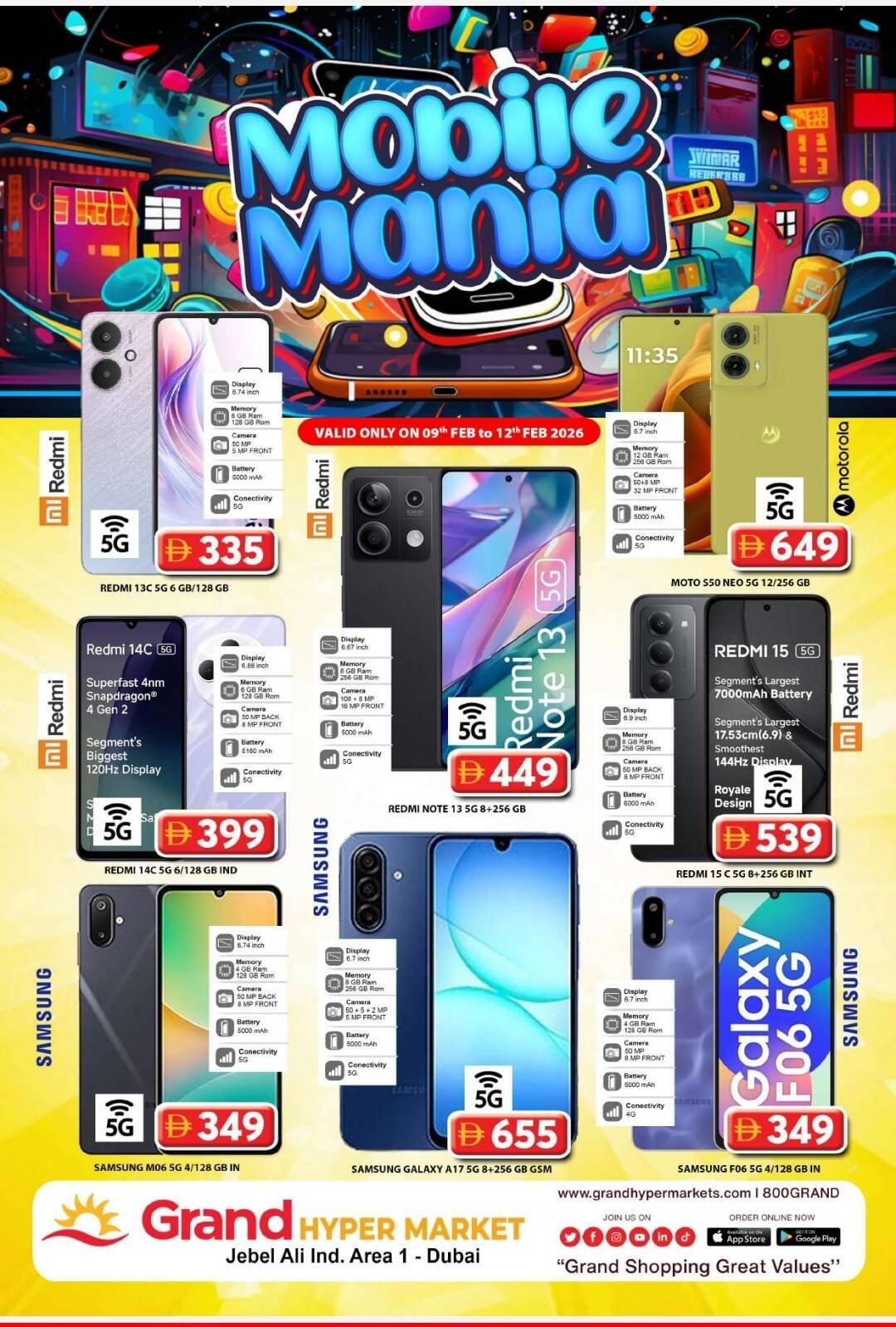 Mobile Mania - Grand Hypermarket Jebel Ali