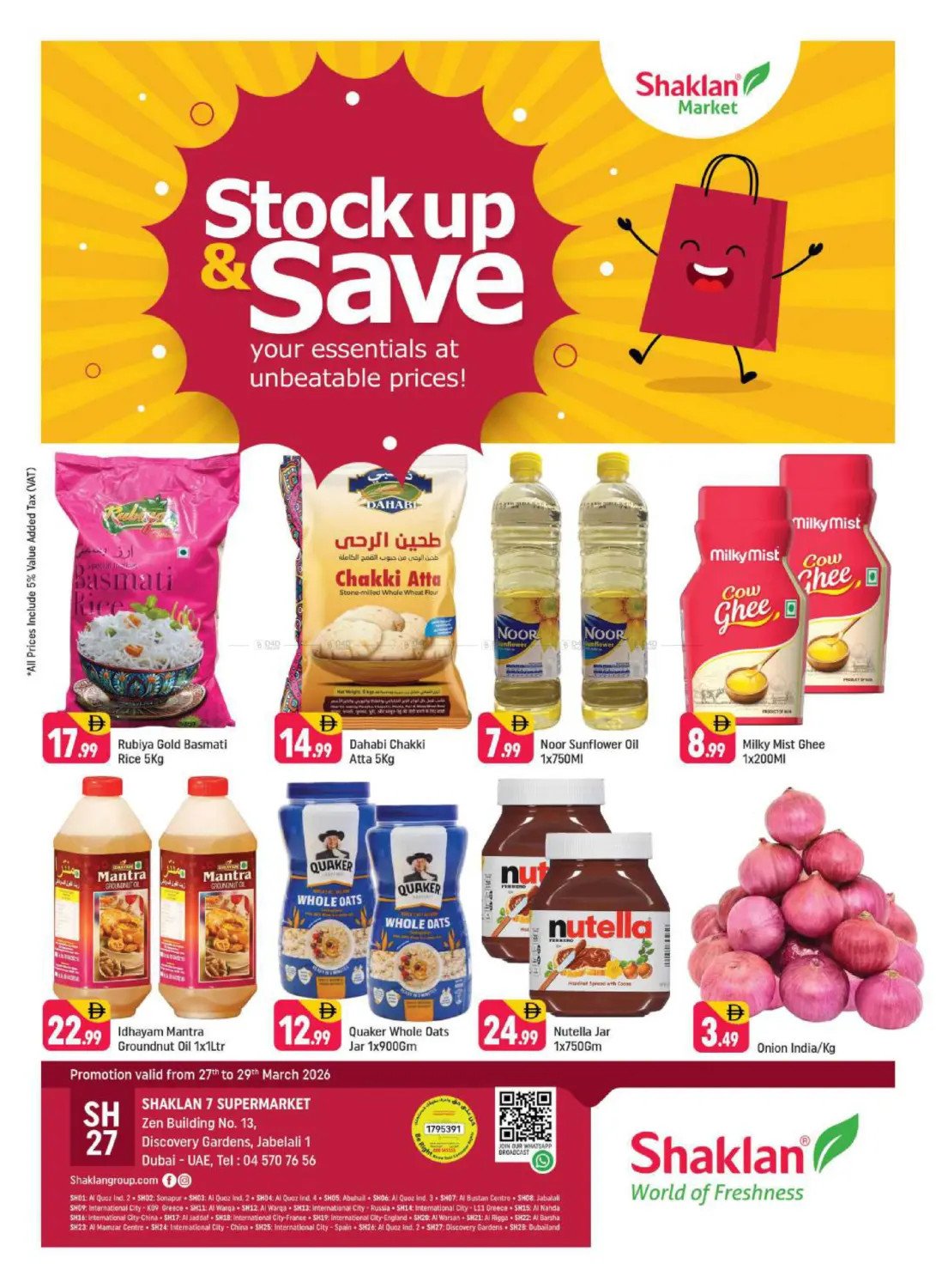 Weekend Deals - Shaklan 7 Supermarket, Zen Building, Jebel Ali